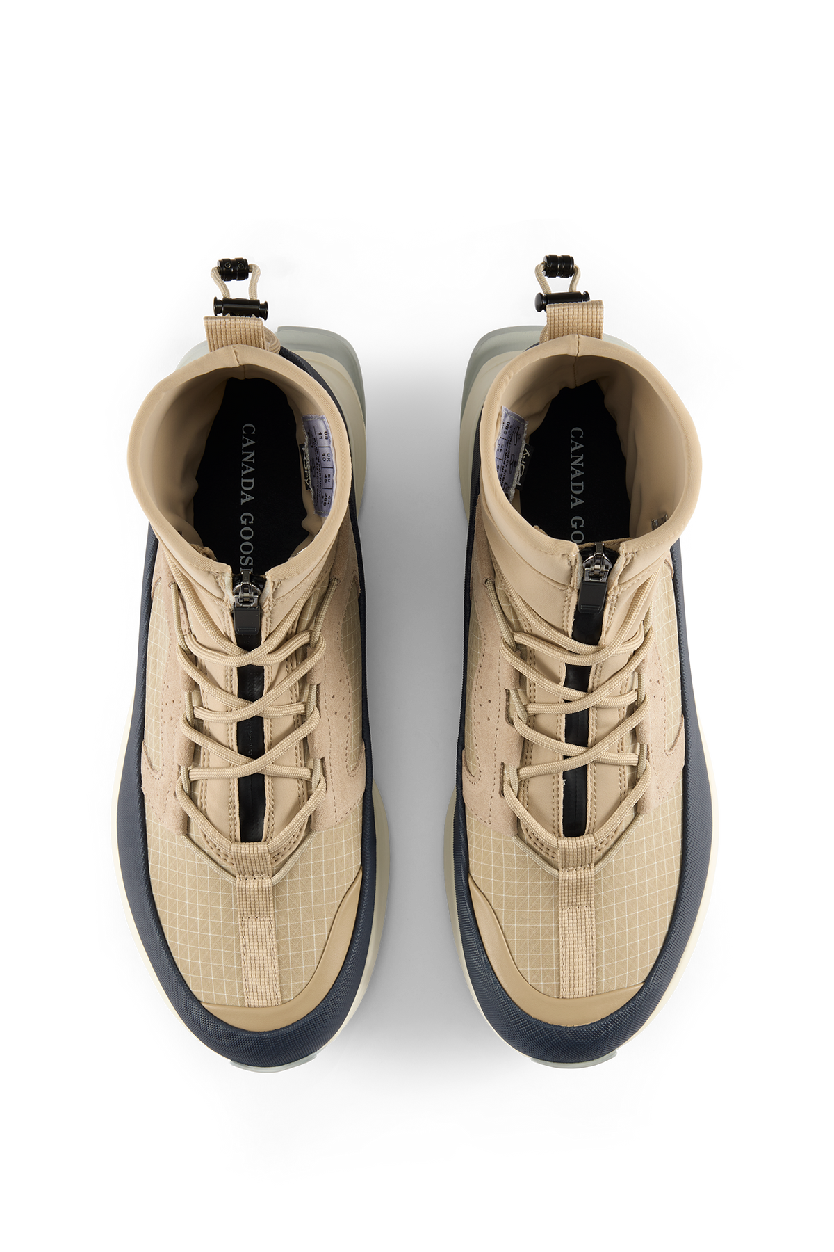 Men's Glacier Trail High Dyneema Sneaker - Tan/Atlantic Navy 9420 - off_top_01