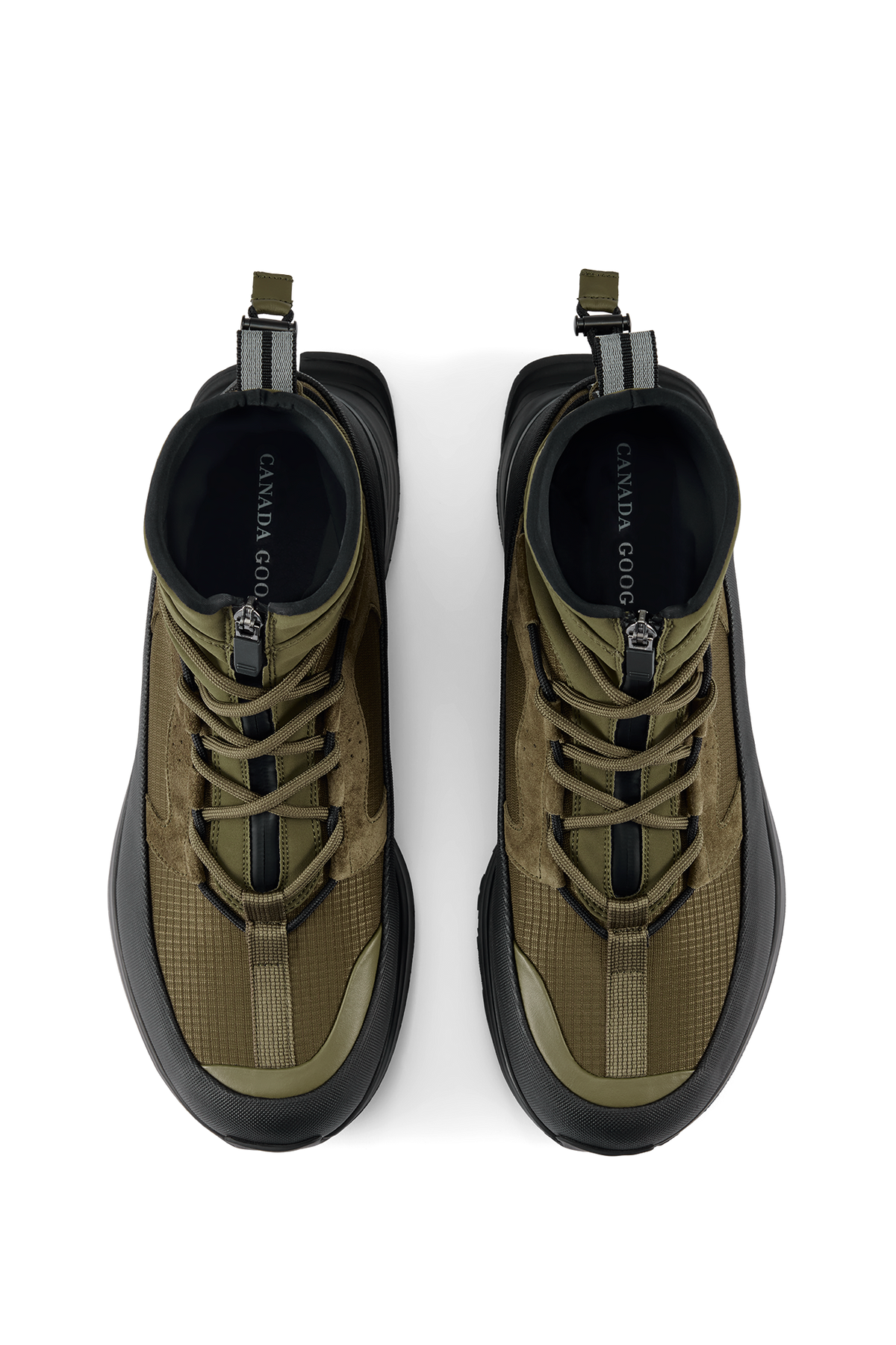 Men's Glacier Trail High Sneaker - Military Green/Black 146 - off_top_01