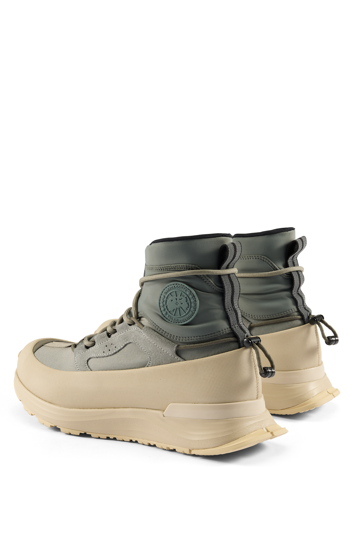 Women's Glacier Trail High Sneaker - Smokey Sage/Snowcap 9412 - off_back_01