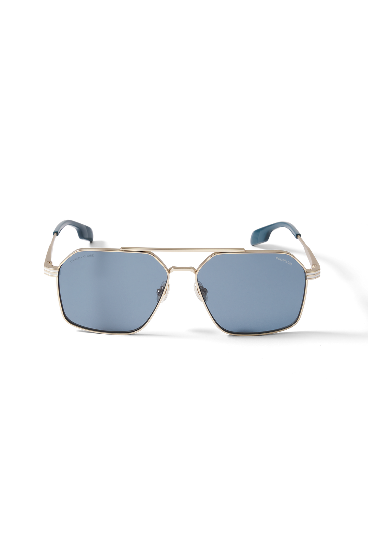 Moraine Sunglasses - Matte Gold/Blue 9859 - off_front_01