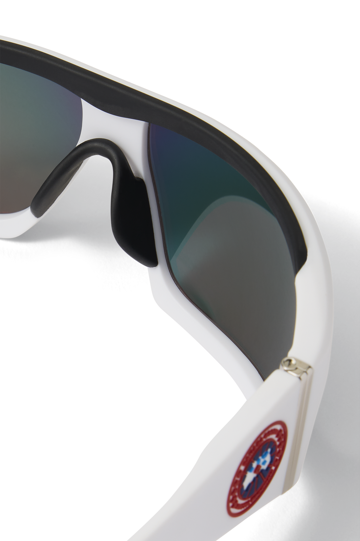 Summit Edge Sunglasses - White/Red Mirror 9991 - off_back_01