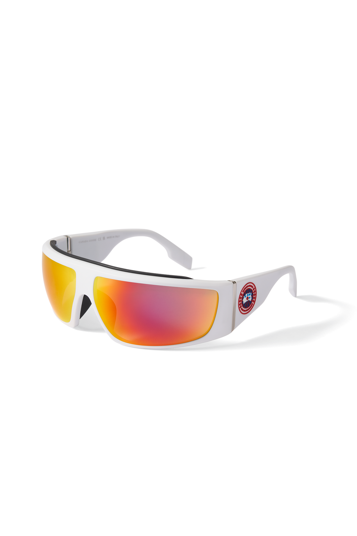 Summit Edge Sunglasses - White/Red Mirror 9991 - off_side_01