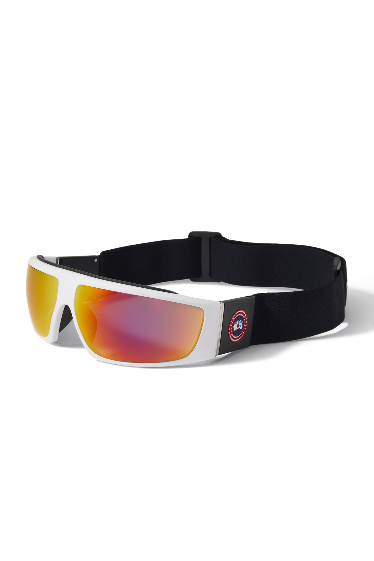Summit Edge Sunglasses - White/Red Mirror 9991 - off_side_02
