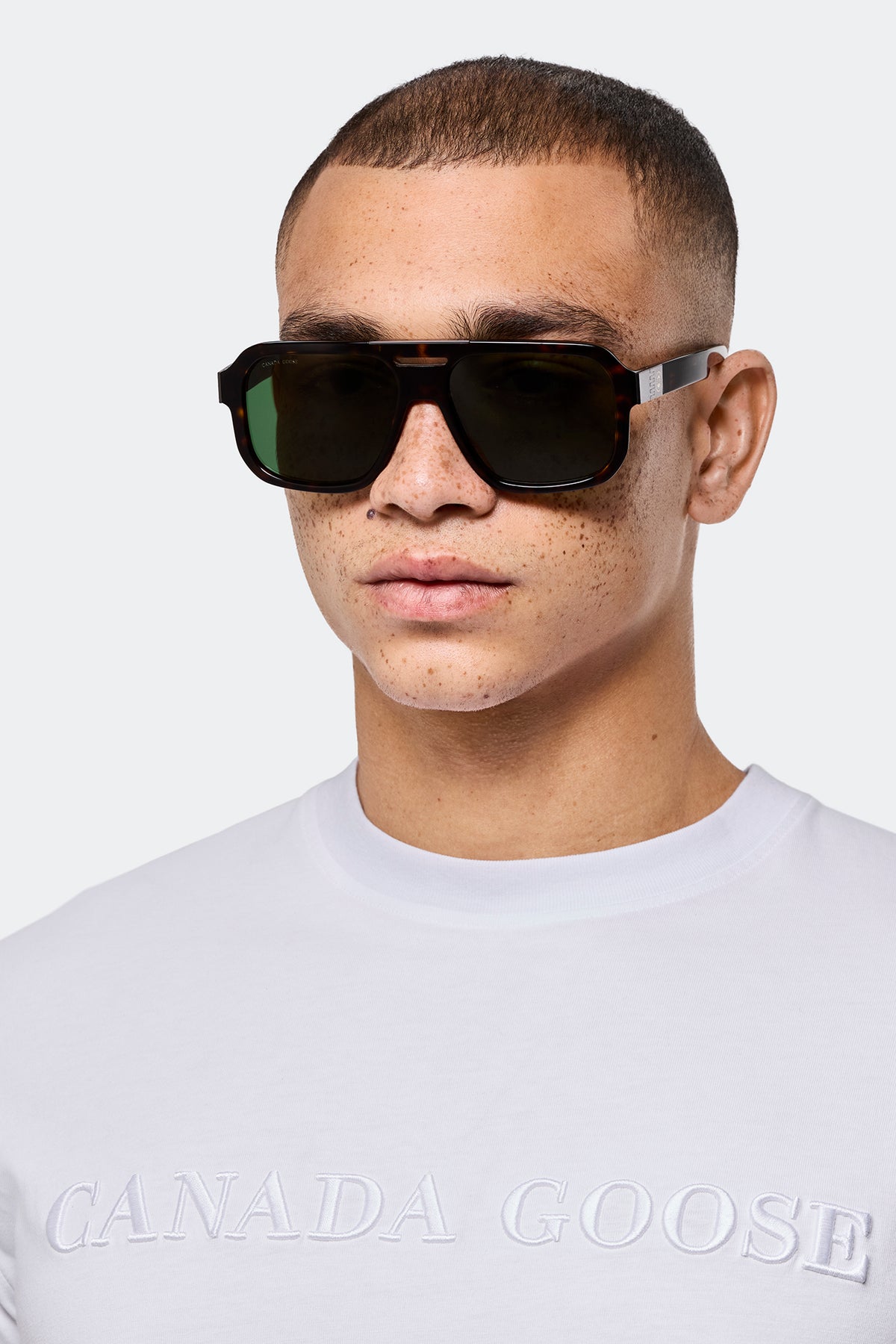 Milford Sunglasses - Dark Havana/Green 9808 - on_front_01
