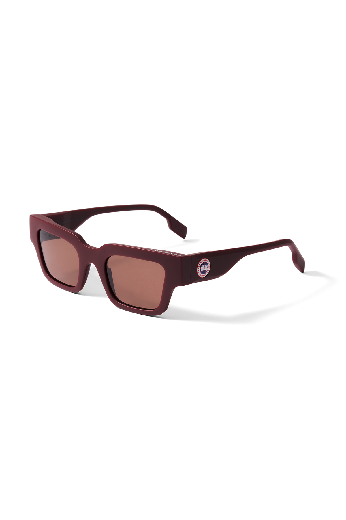 Waddington Sunglasses - Matte Burgundy/Light Brown 9836 - off_side_01