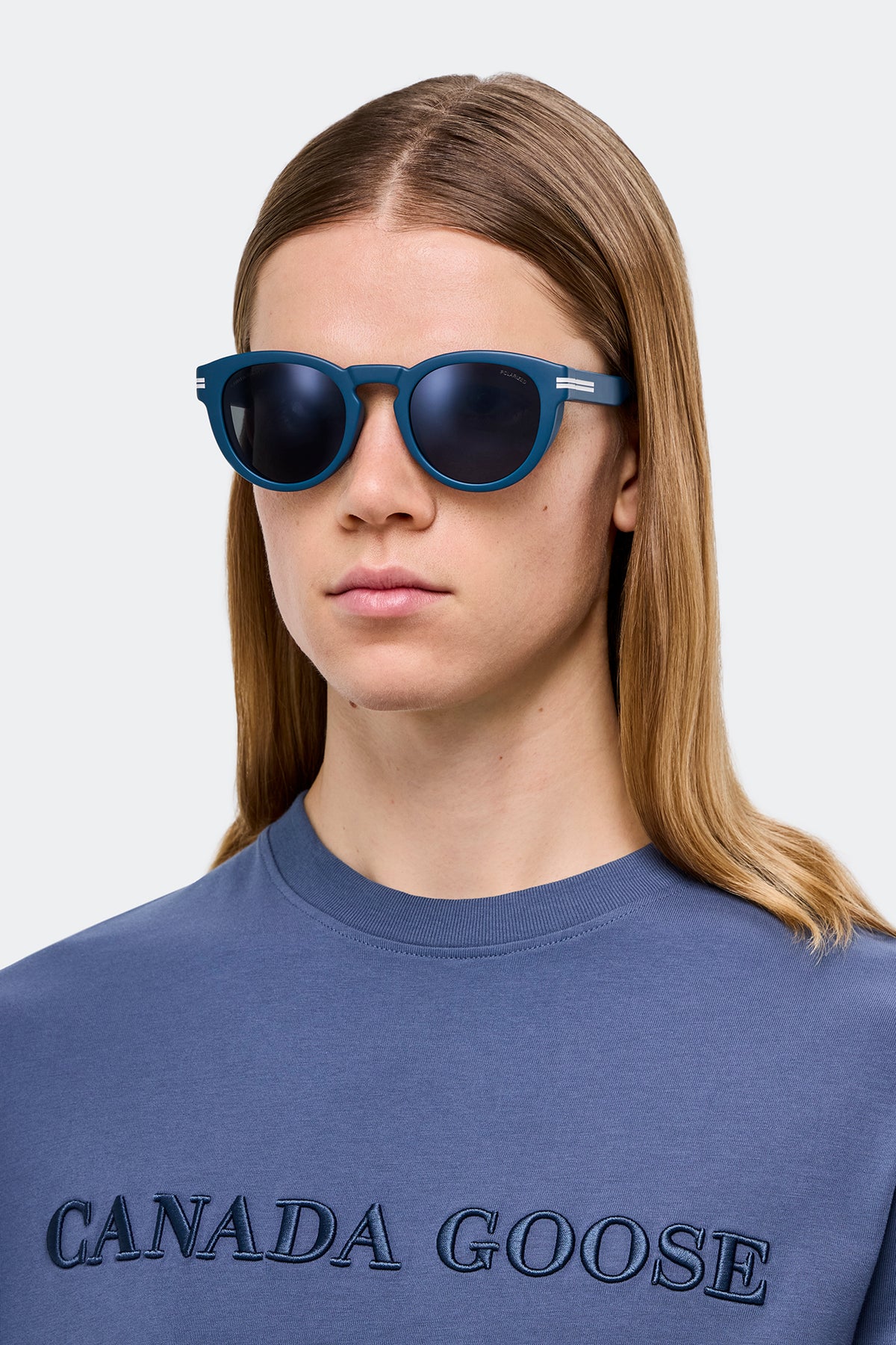 Salar Sunglasses - Matte Blue/Grey Flash 9829 - on_front_01