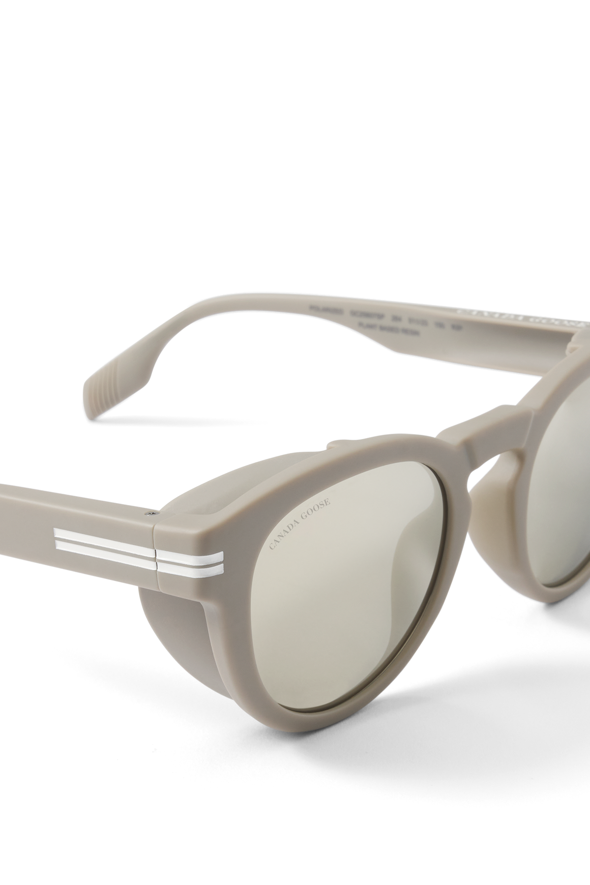 Salar Sunglasses - Matte Sand/Grey Flash Gold 9879 - off_side_02