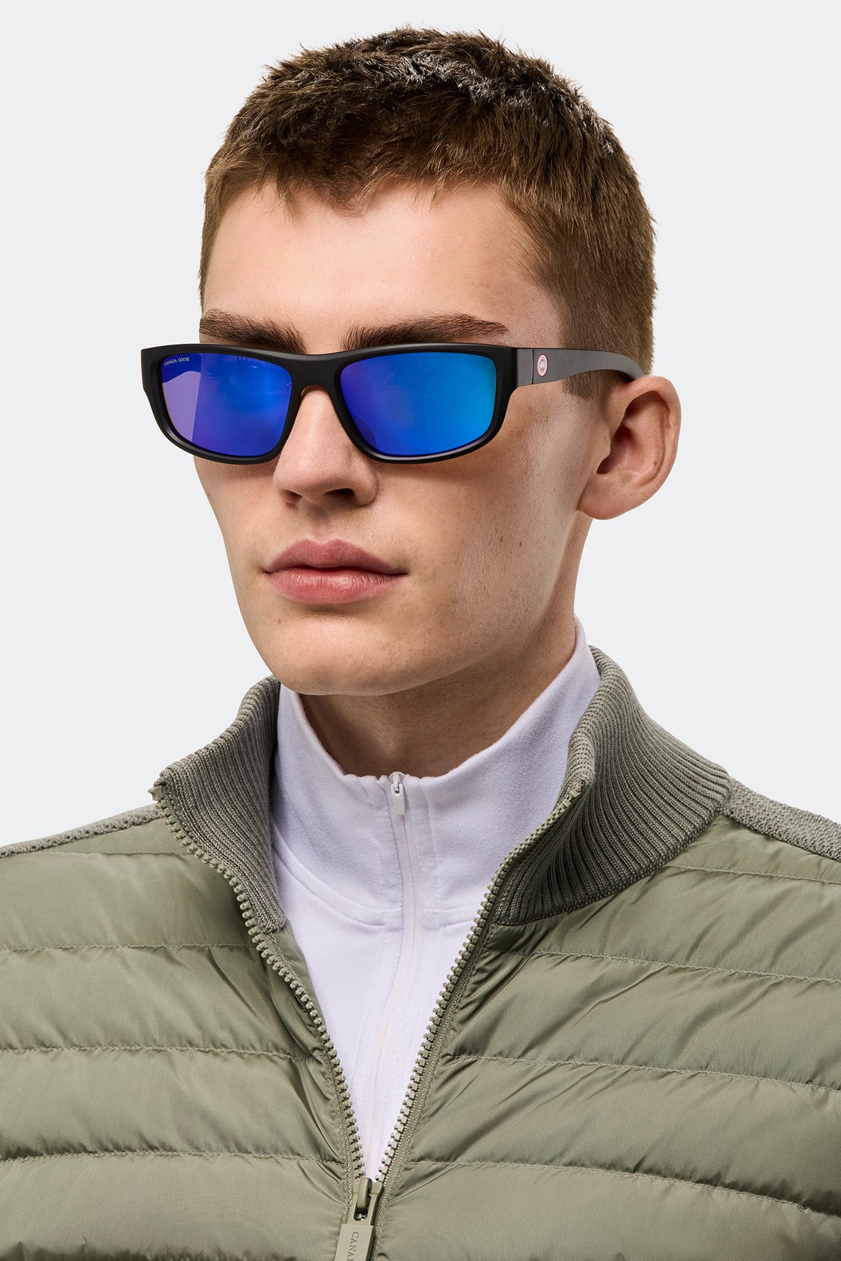 Rodes Sunglasses - Black/Solid Blue 9073 - on_front_01