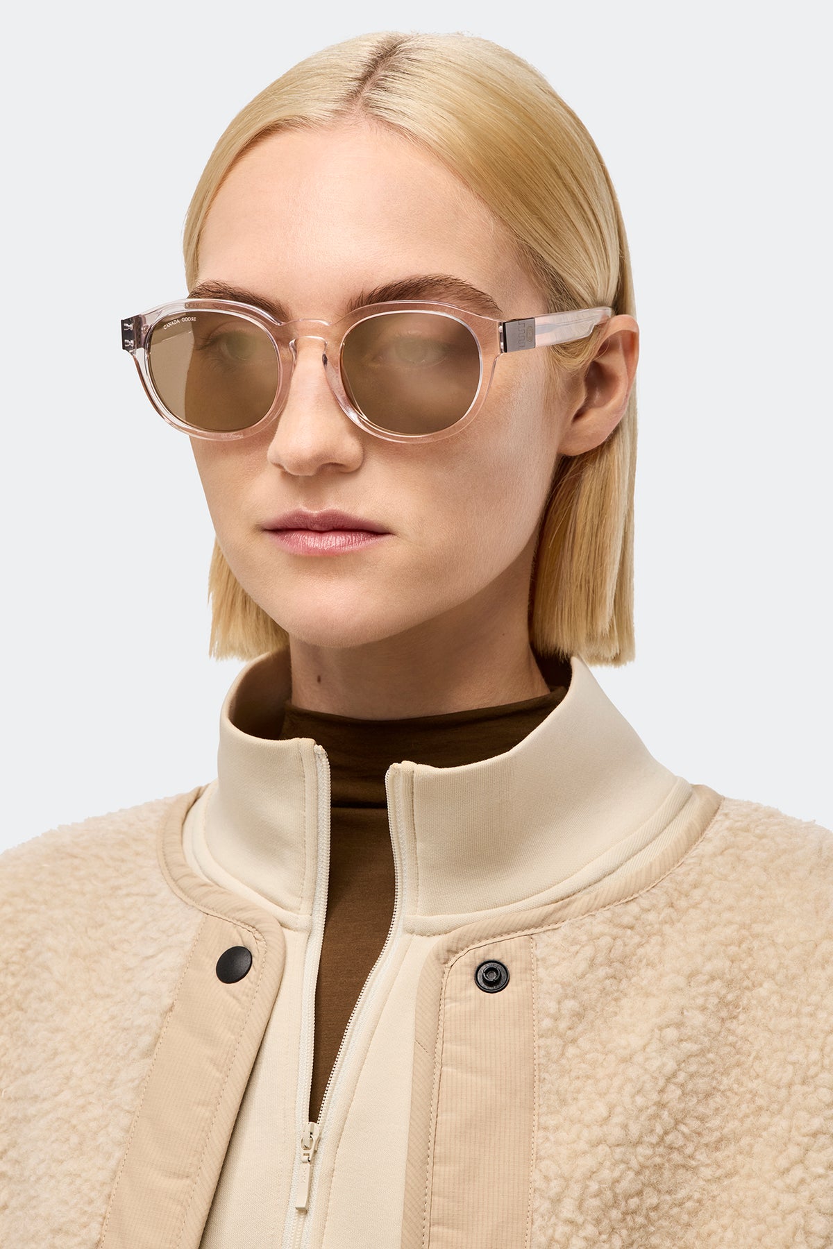 Como Sunglasses - Crystal/Grey 9058 - on_front_01