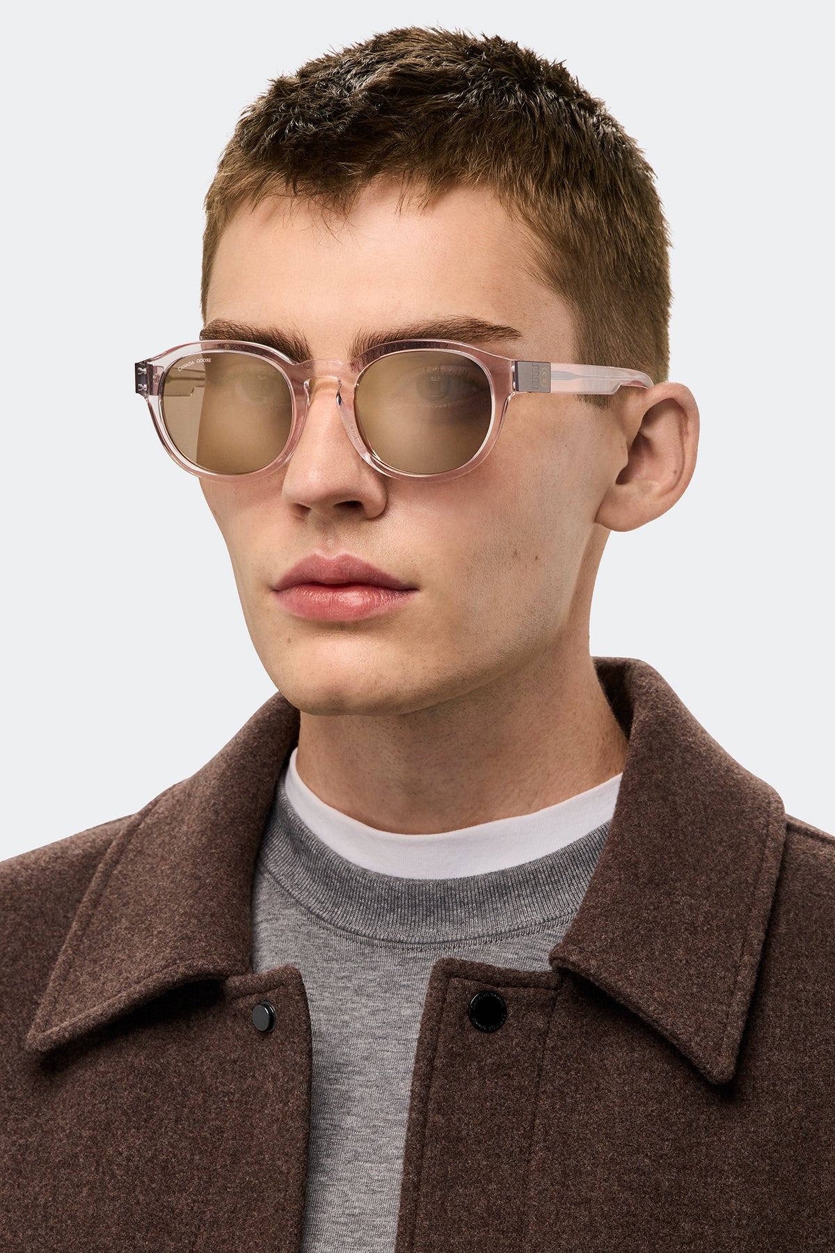 Como Sunglasses - Crystal/Grey 9058 - on_front_02