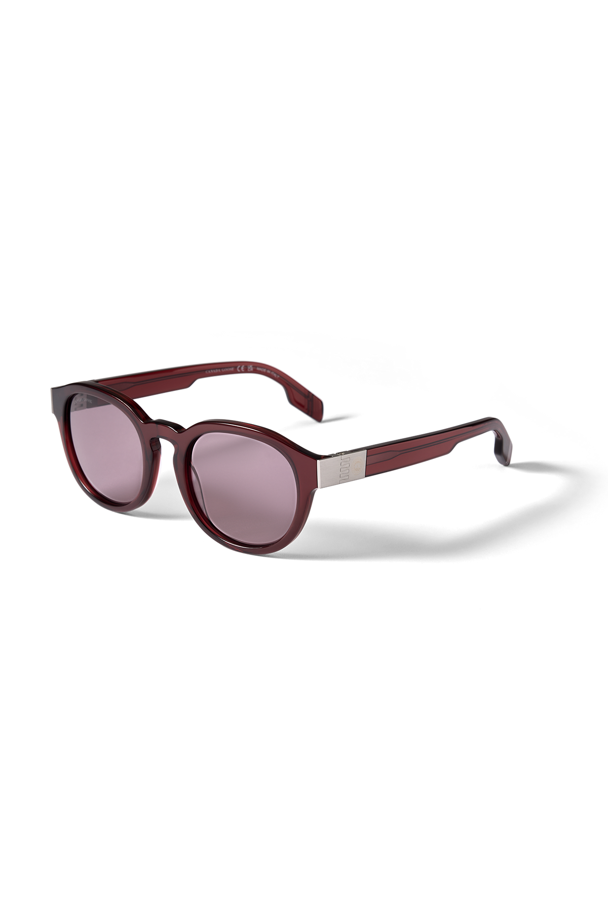 Como Sunglasses - Burgundy/Grey 9074 - off_side_01