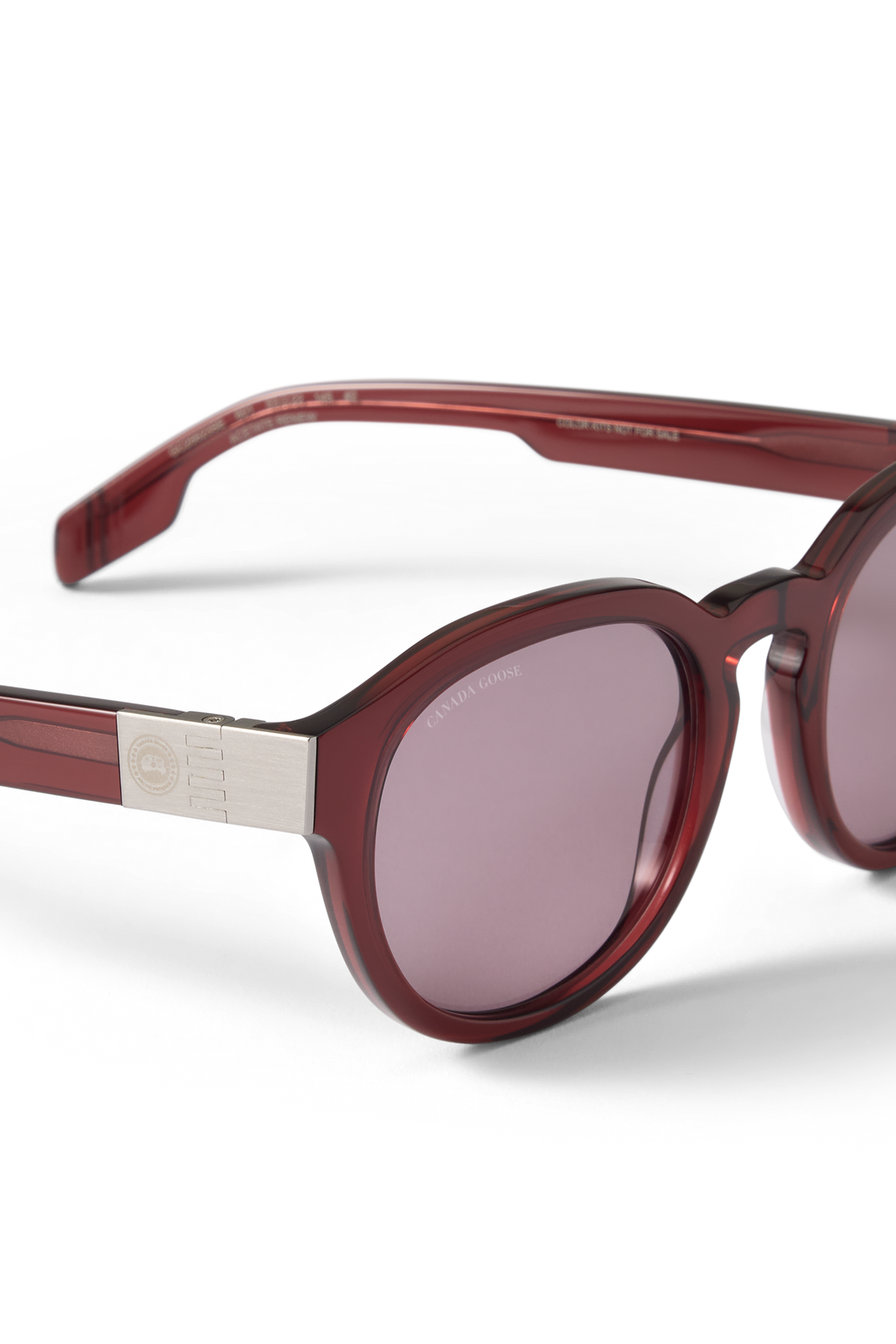 Como Sunglasses - Burgundy/Grey 9074 - off_side_02