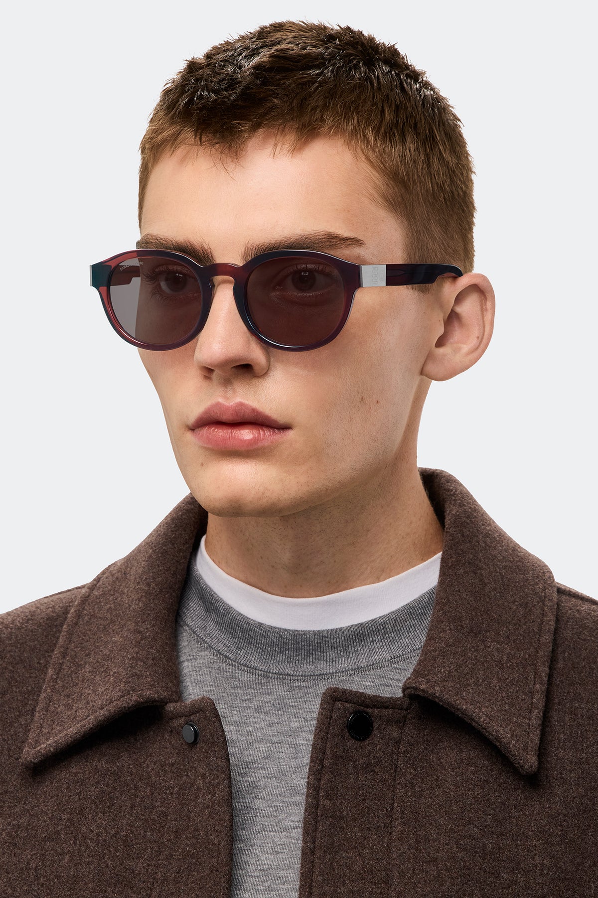 Como Sunglasses - Burgundy/Grey 9074 - on_front_02