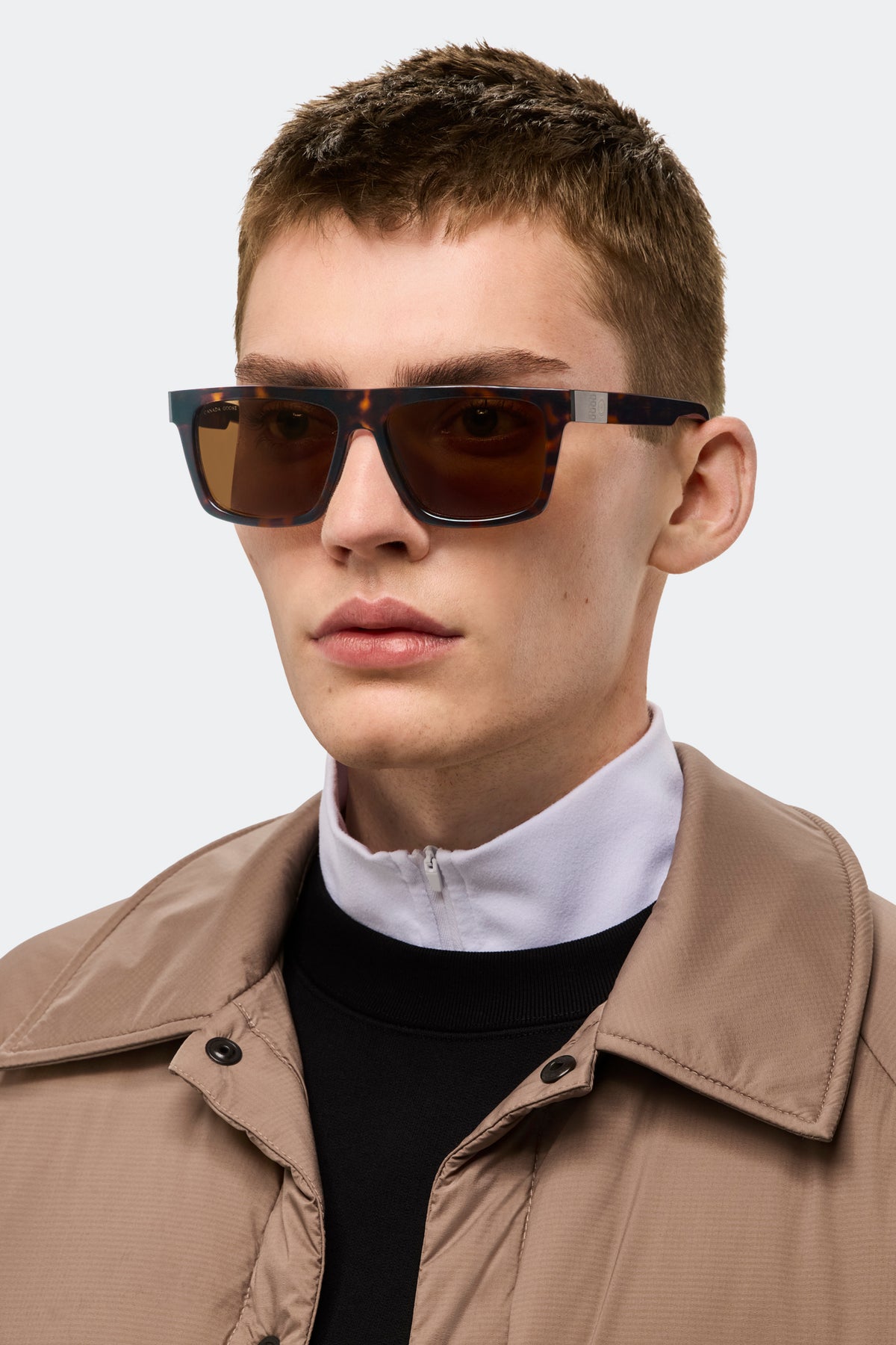 Vango Sunglasses - Dark Havana/Brown 9807 - on_front_01