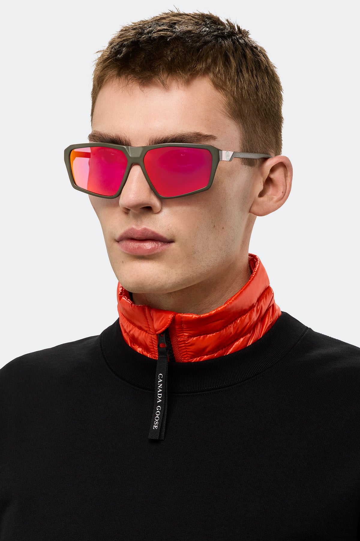 Copan Sunglasses - Khaki/Red 9071 - on_front_01