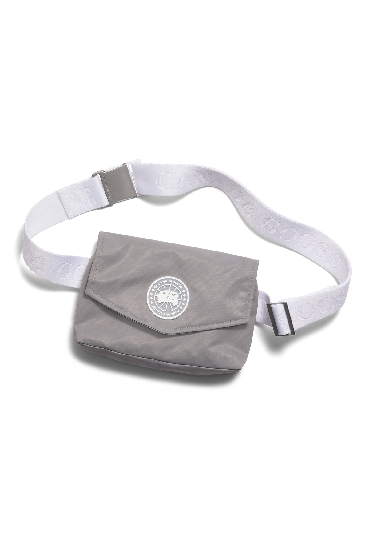 Performance Satin Mini Waist Pack - Willow Grey 817 - off_flat_lay_01