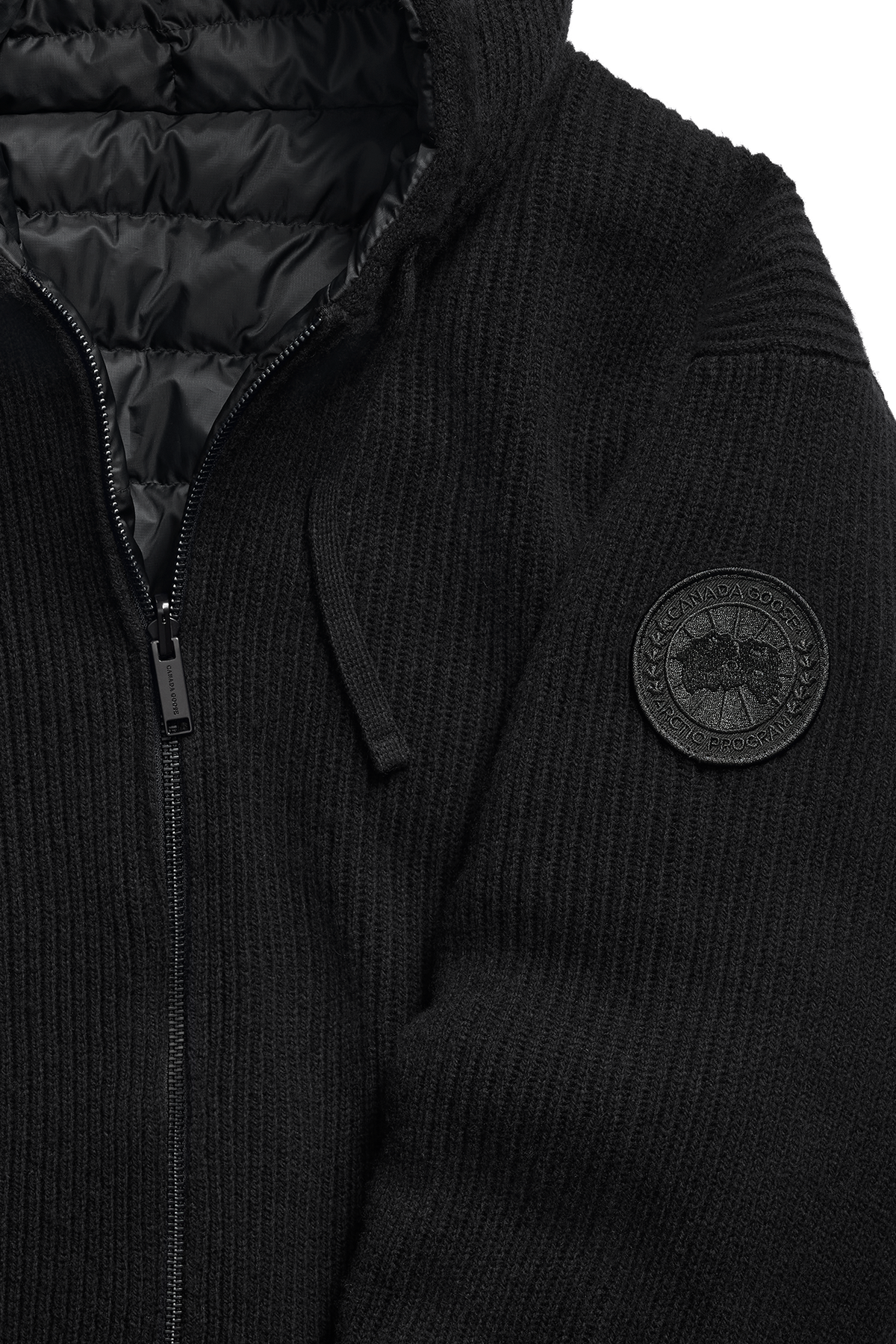 HyBridge® Hunter Full Zip Hoodie - Black 9061 - off_detail_01