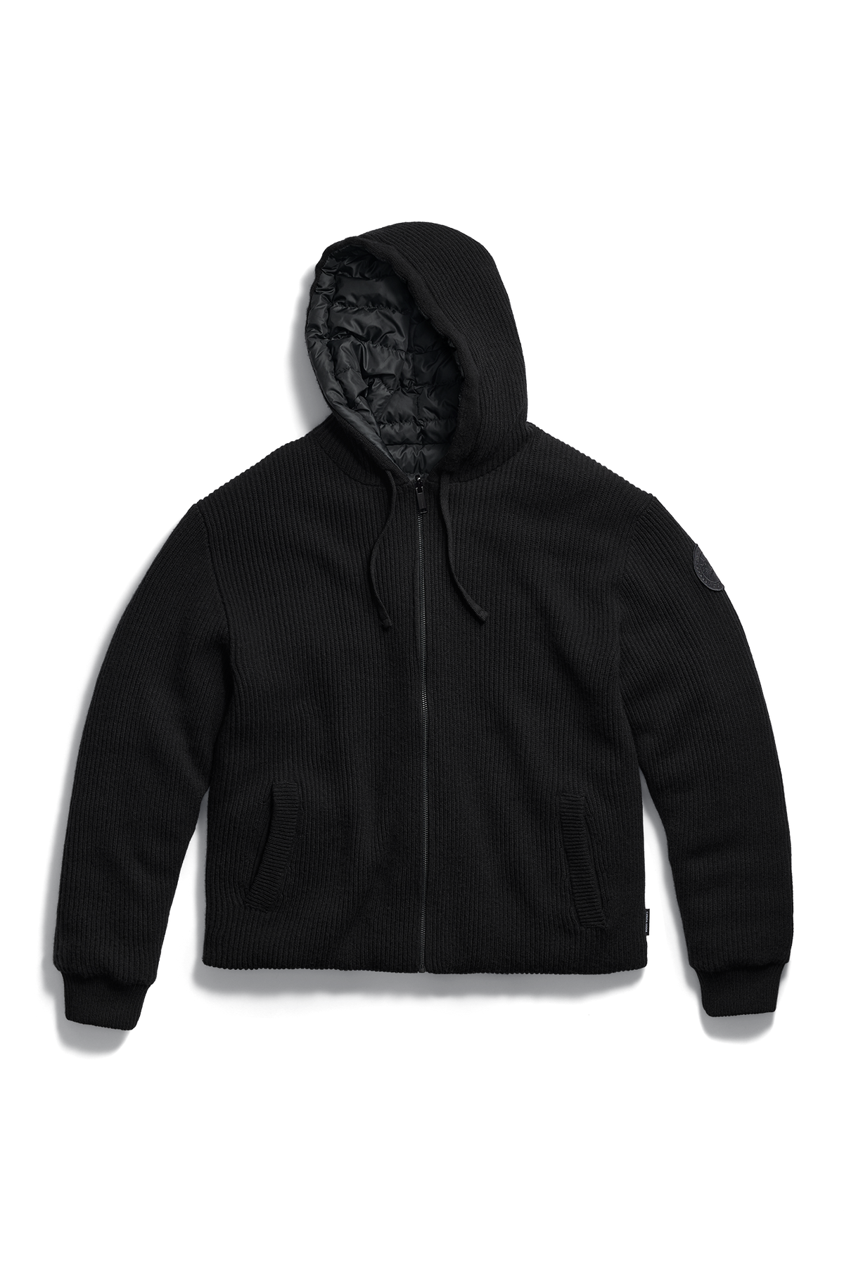 HyBridge® Hunter Full Zip Hoodie - Black 9061 - off_flat_lay_01