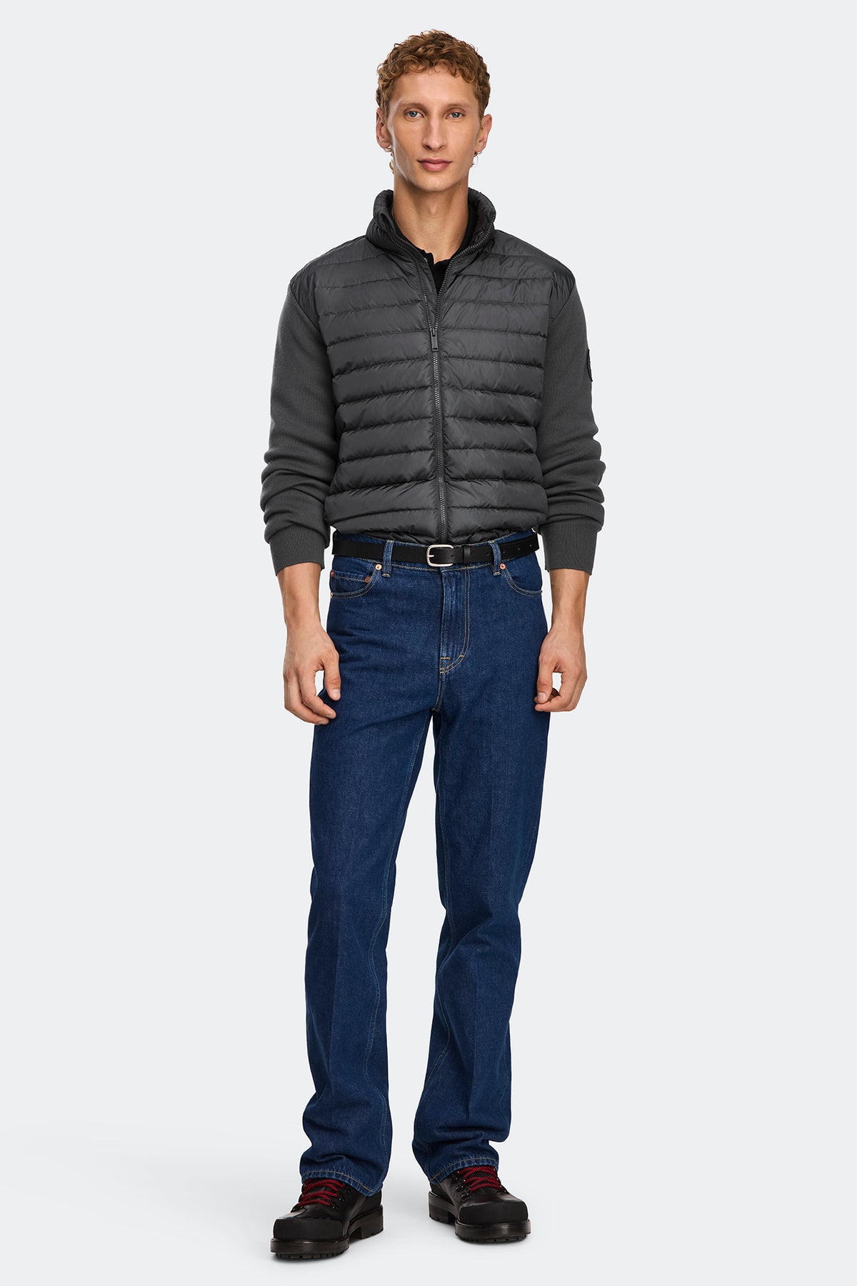 HyBridge® Flavio Jacket - Anchor Grey 9837 - on_full_body_01