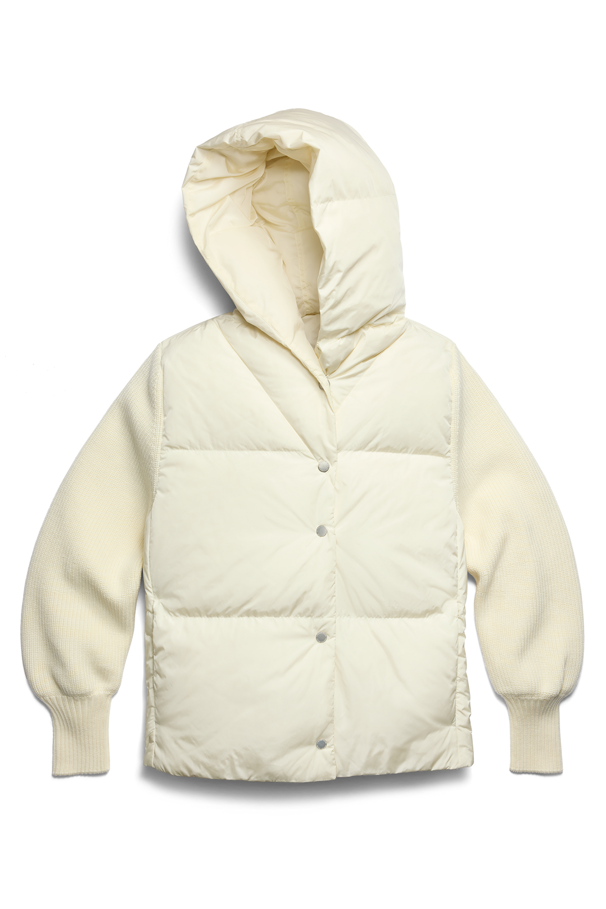 HyBridge® Astoria Knit Hoodie - Cottongrass 9467 - off_flat_lay_01