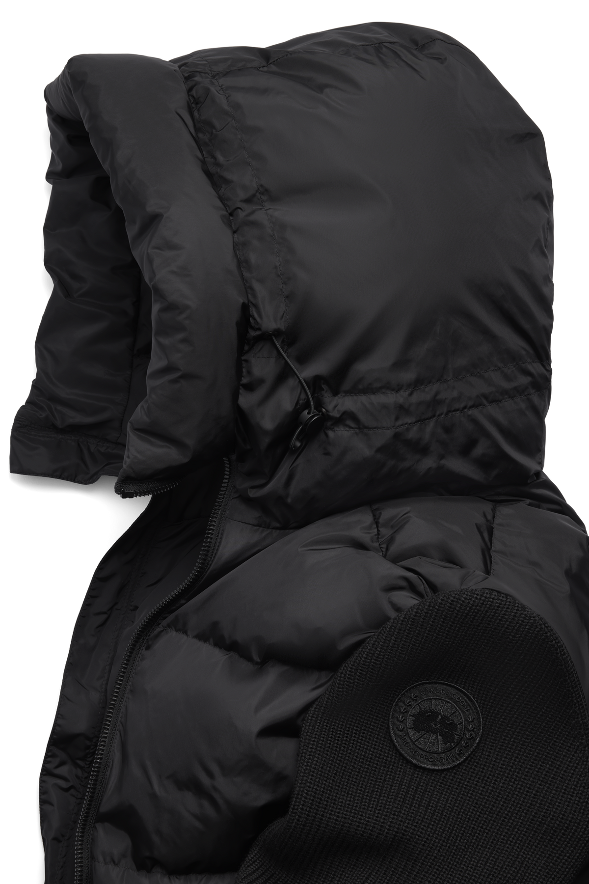 HyBridge® Grove Knit Hoodie - Black 9061 - off_detail_01