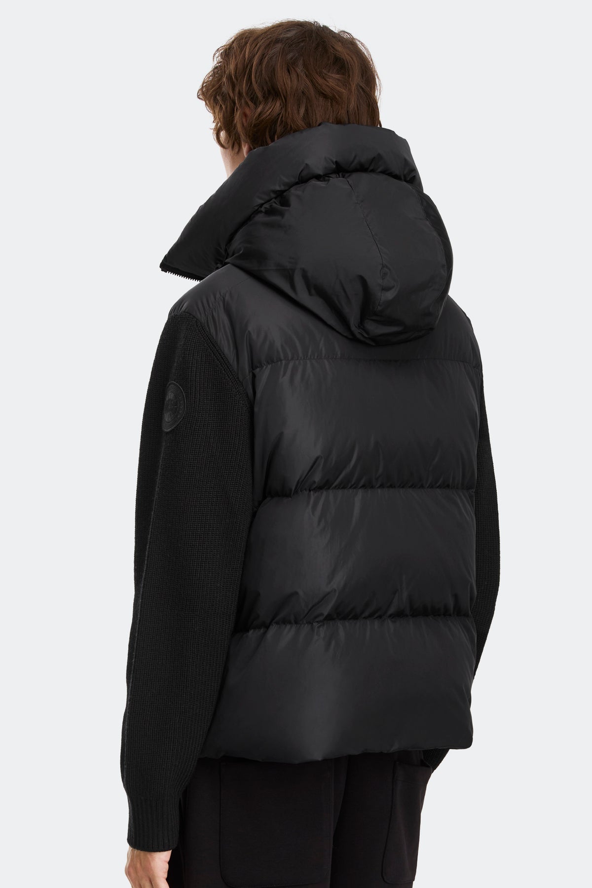 HyBridge® Grove Knit Hoodie - Black 9061 - on_back_01