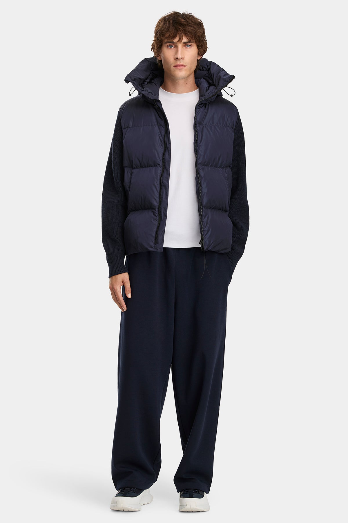 HyBridge® Grove Knit Hoodie - Navy 9067 - on_full_body_01