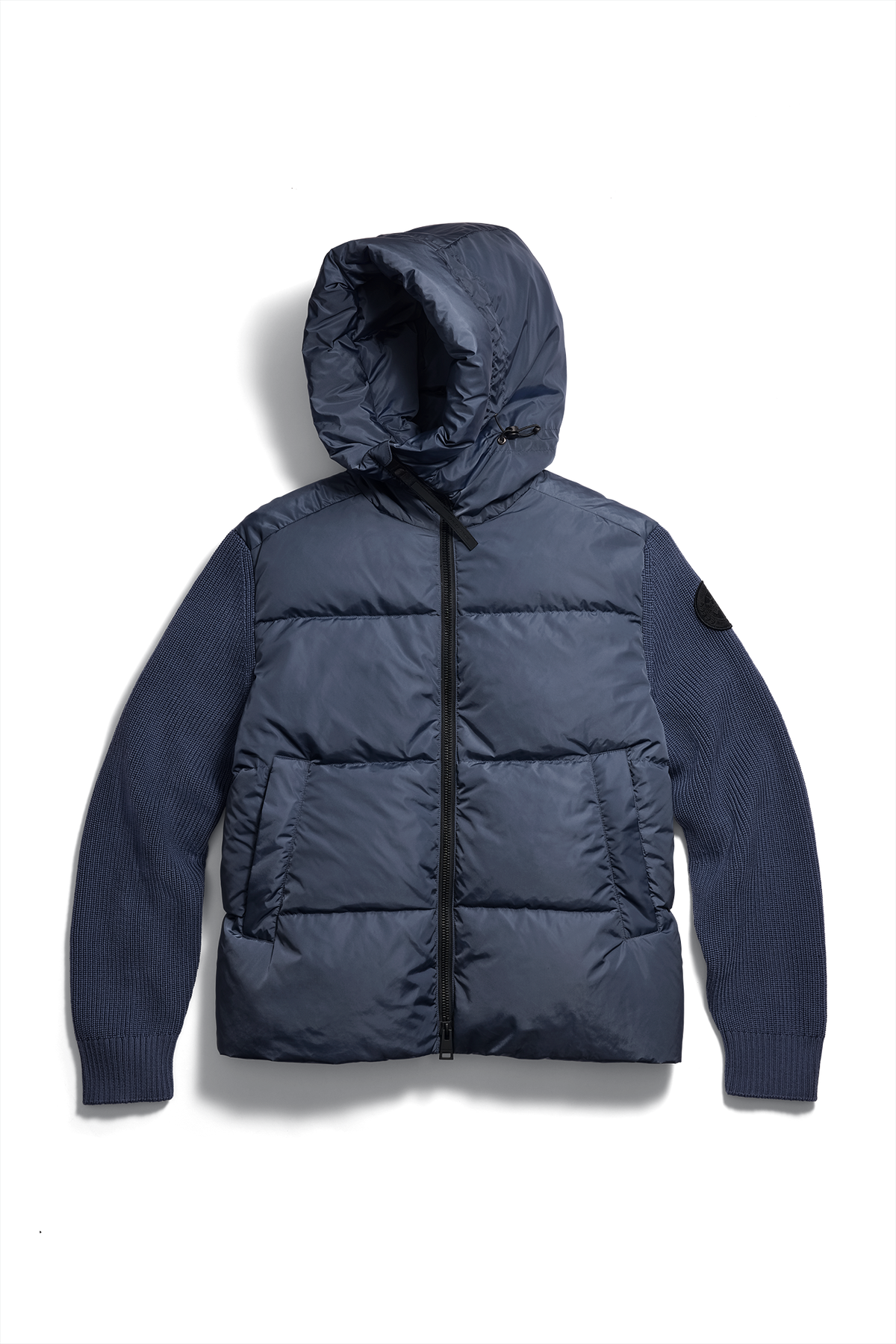 HyBridge® Grove Knit Hoodie - Dusk Blue 9128 - off_flat_lay_01