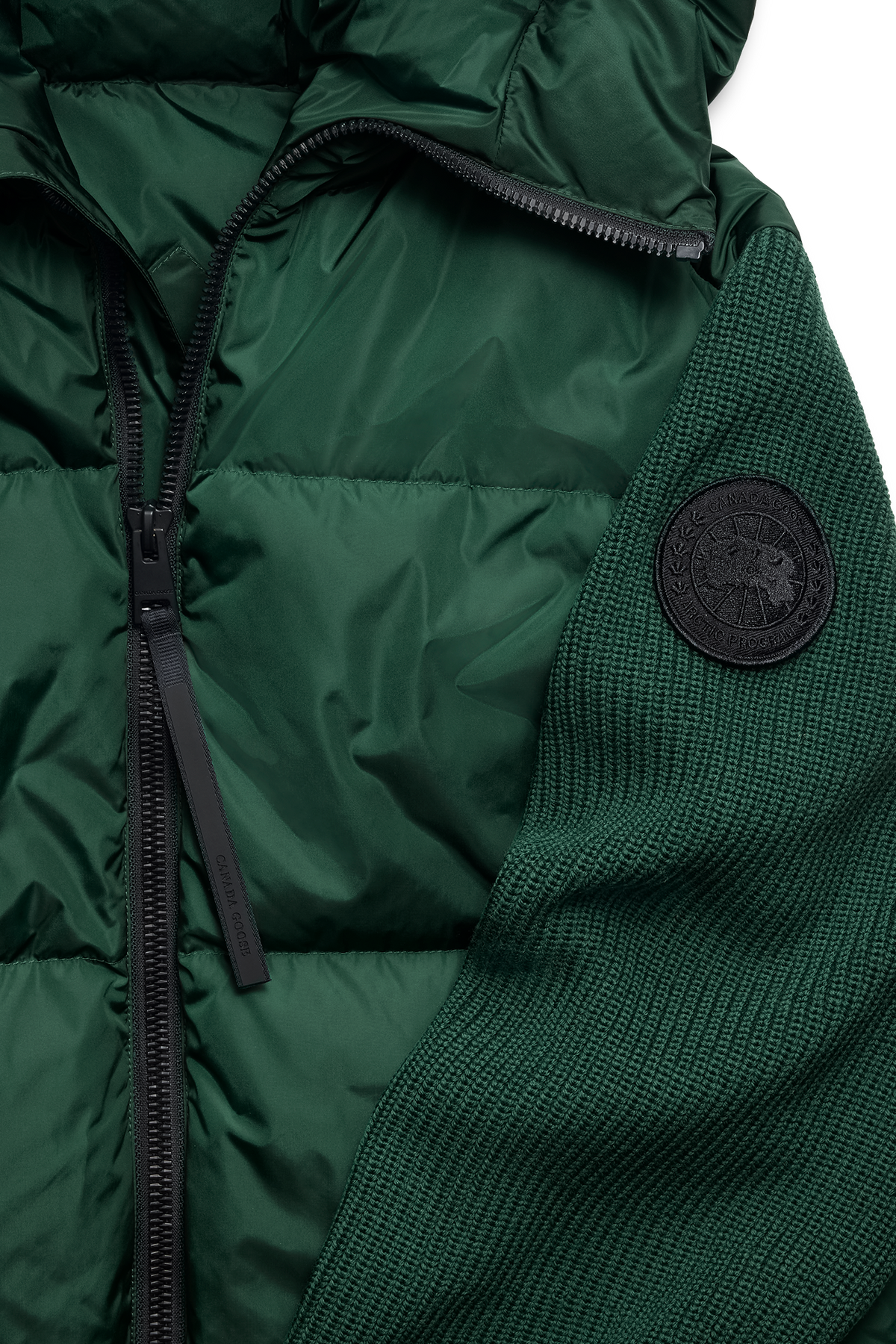 HyBridge® Grove Knit Hoodie - Glade Green 9848 - off_detail_01