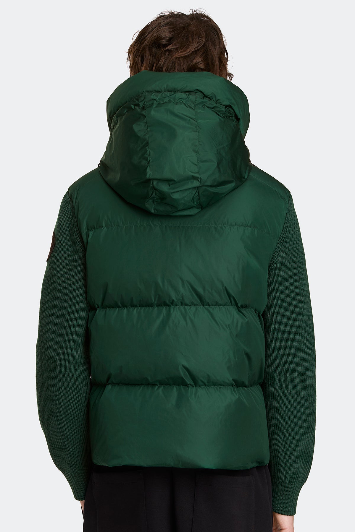 HyBridge® Grove Knit Hoodie - Glade Green 9848 - on_back_01