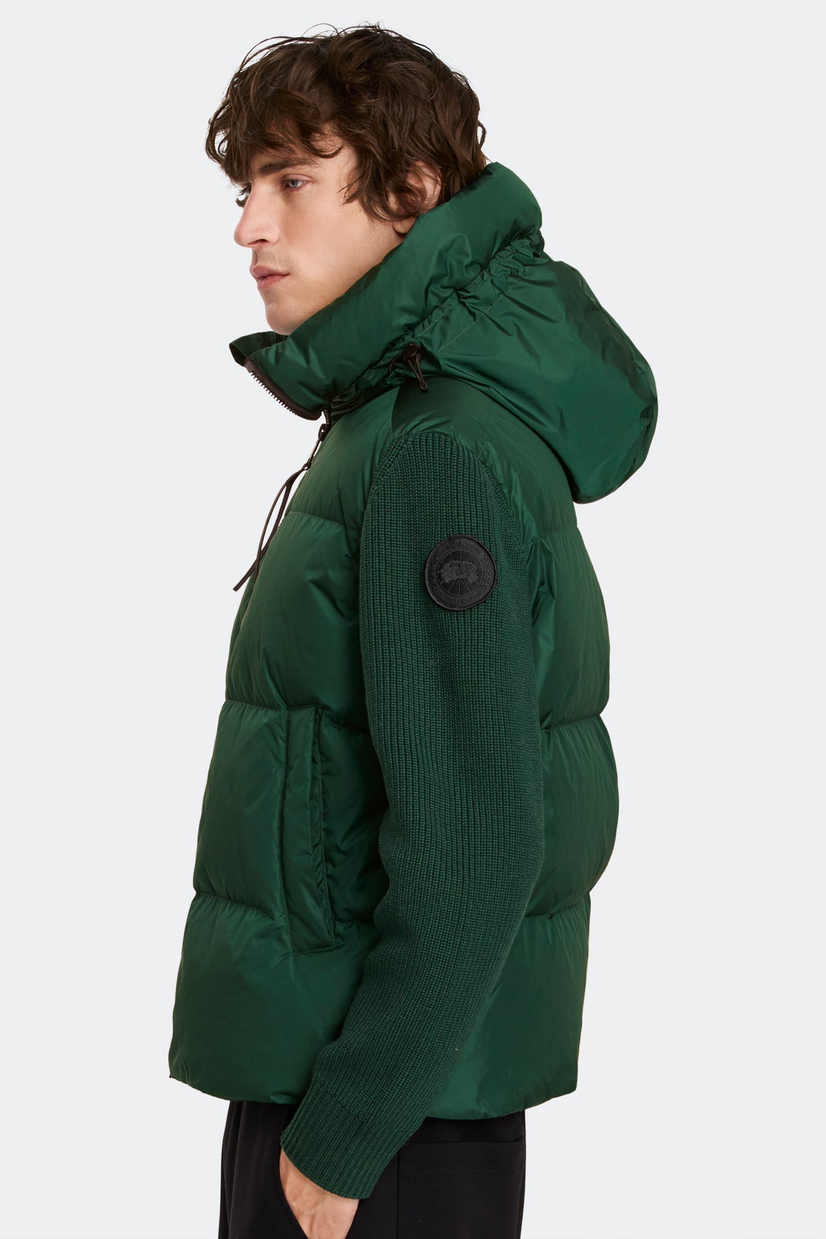 HyBridge® Grove Knit Hoodie - Glade Green 9848 - on_side_01
