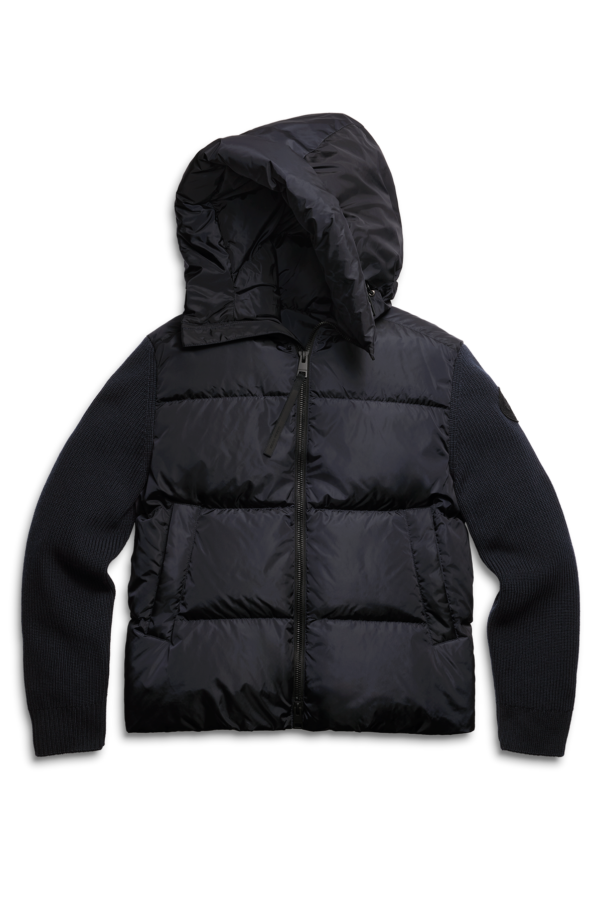 HyBridge® Grove Knit Hoodie - Nocturne 9858 - off_flat_lay_01