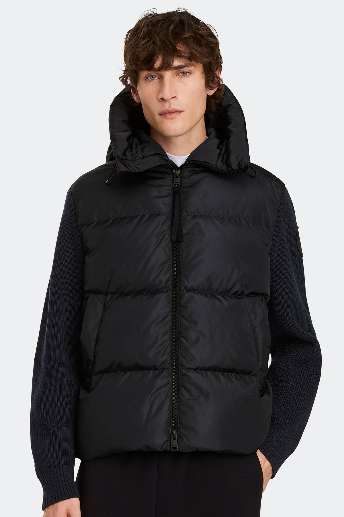 HyBridge® Grove Knit Hoodie - Nocturne 9858 - on_front_closed_01