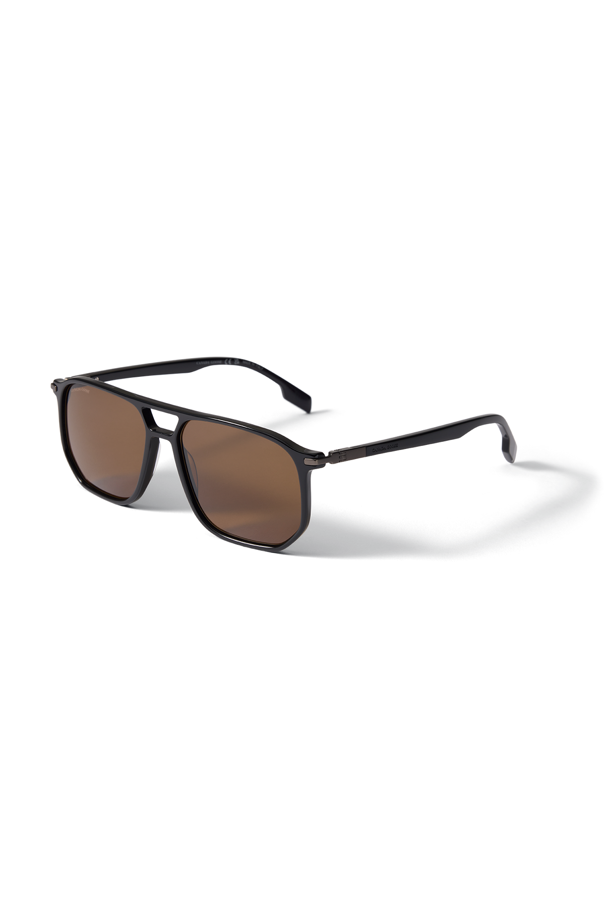 Cavell Sunglasses - Black/Solid Brown 9997 - off_side_01