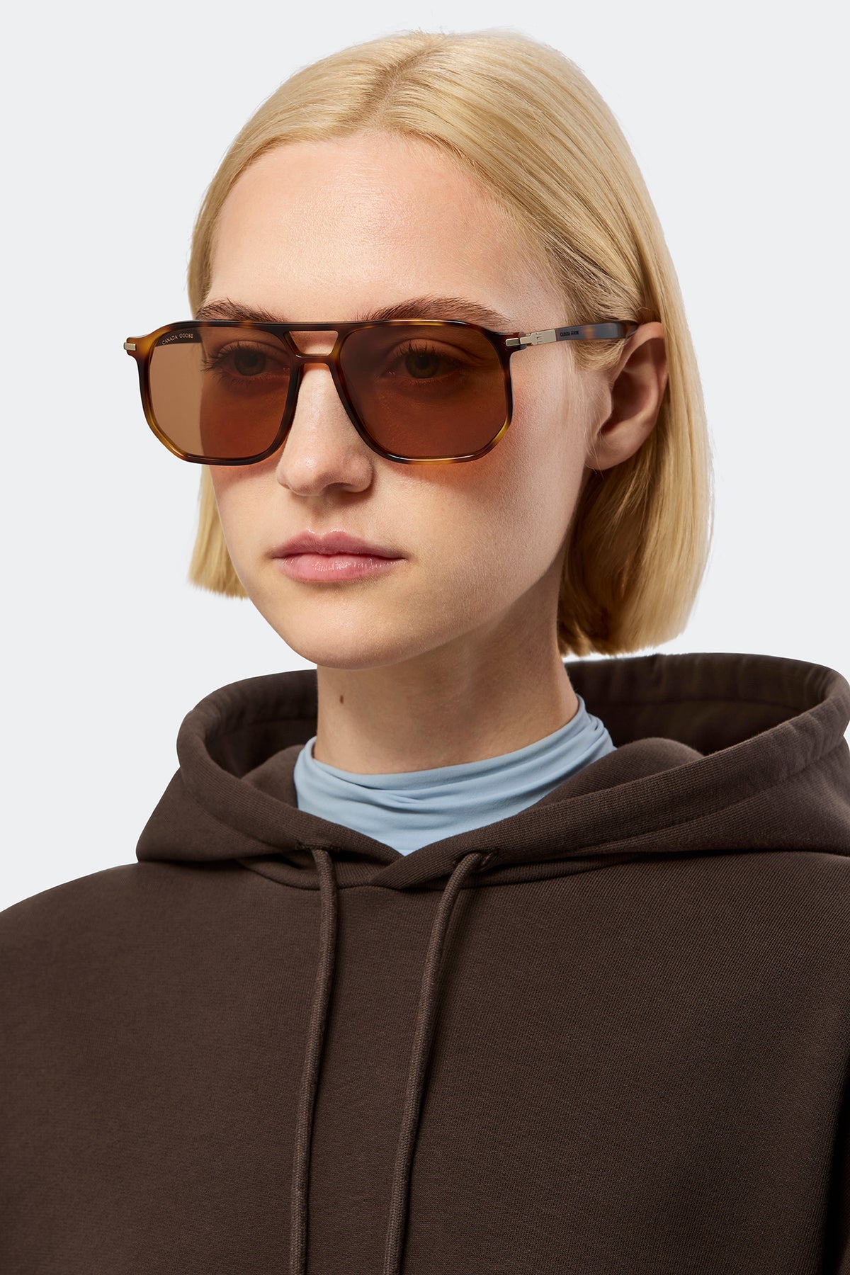 Cavell Sunglasses - Havana/Solid Light Brown 9998 - on_front_01