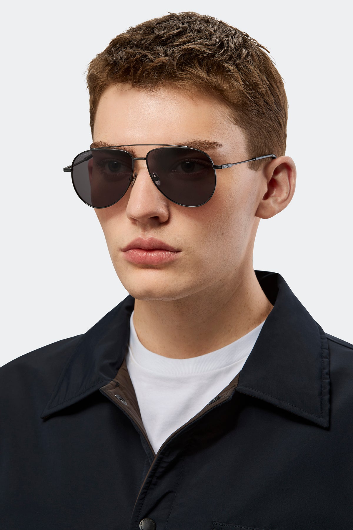 Corsica Sunglasses - Matte Dark Gunmetal/Solid Grey 9893 - on_front_02