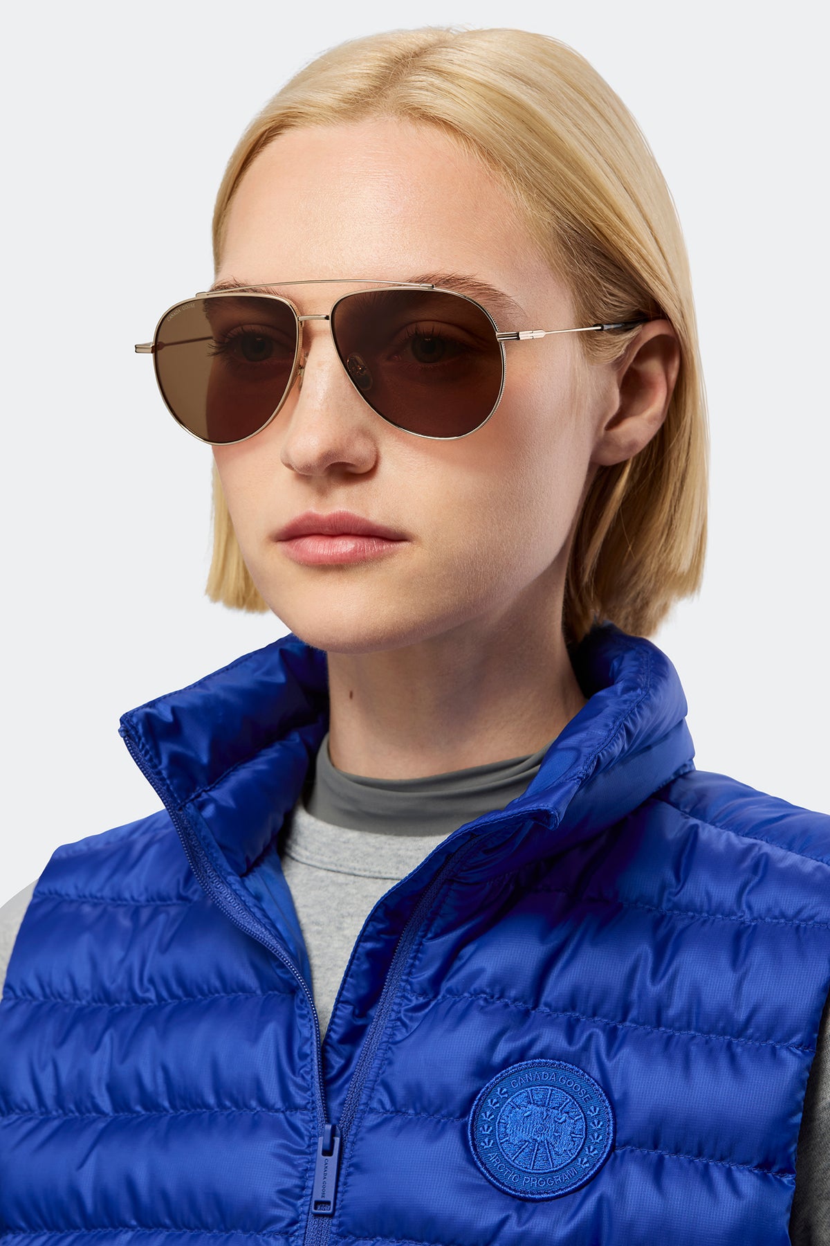 Corsica Sunglasses - Gold/Light Brown 9894 - on_front_01