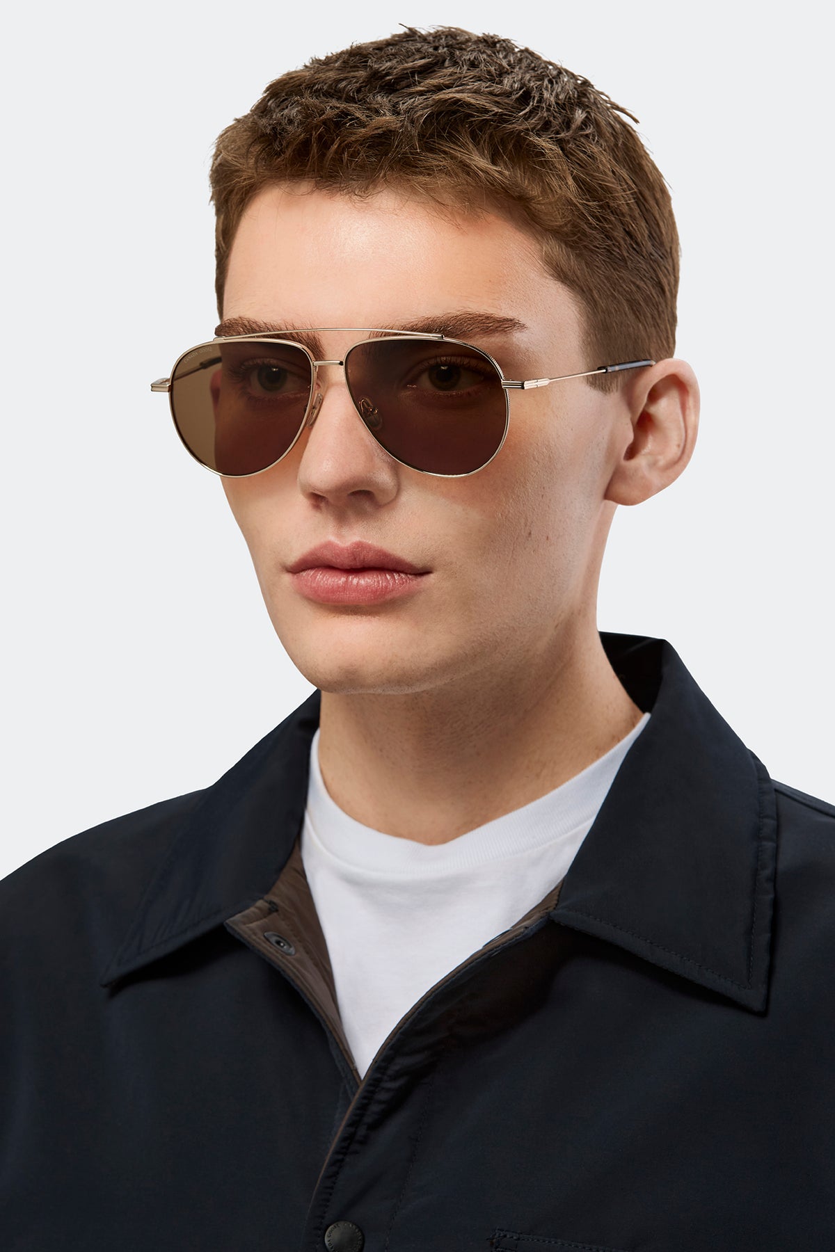 Corsica Sunglasses - Gold/Light Brown 9894 - on_front_02