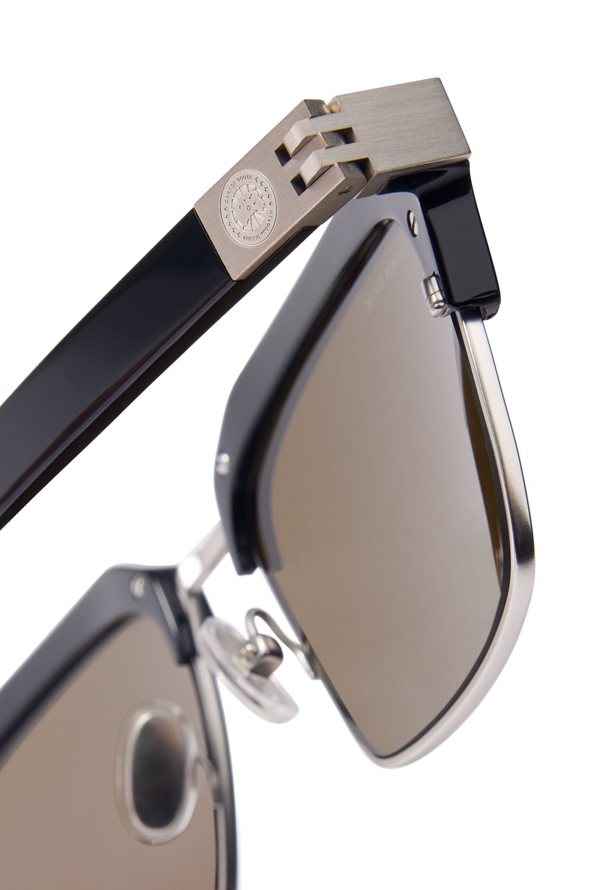 Arno Sunglasses - Black/Solid Khaki 8709 - off_back_01