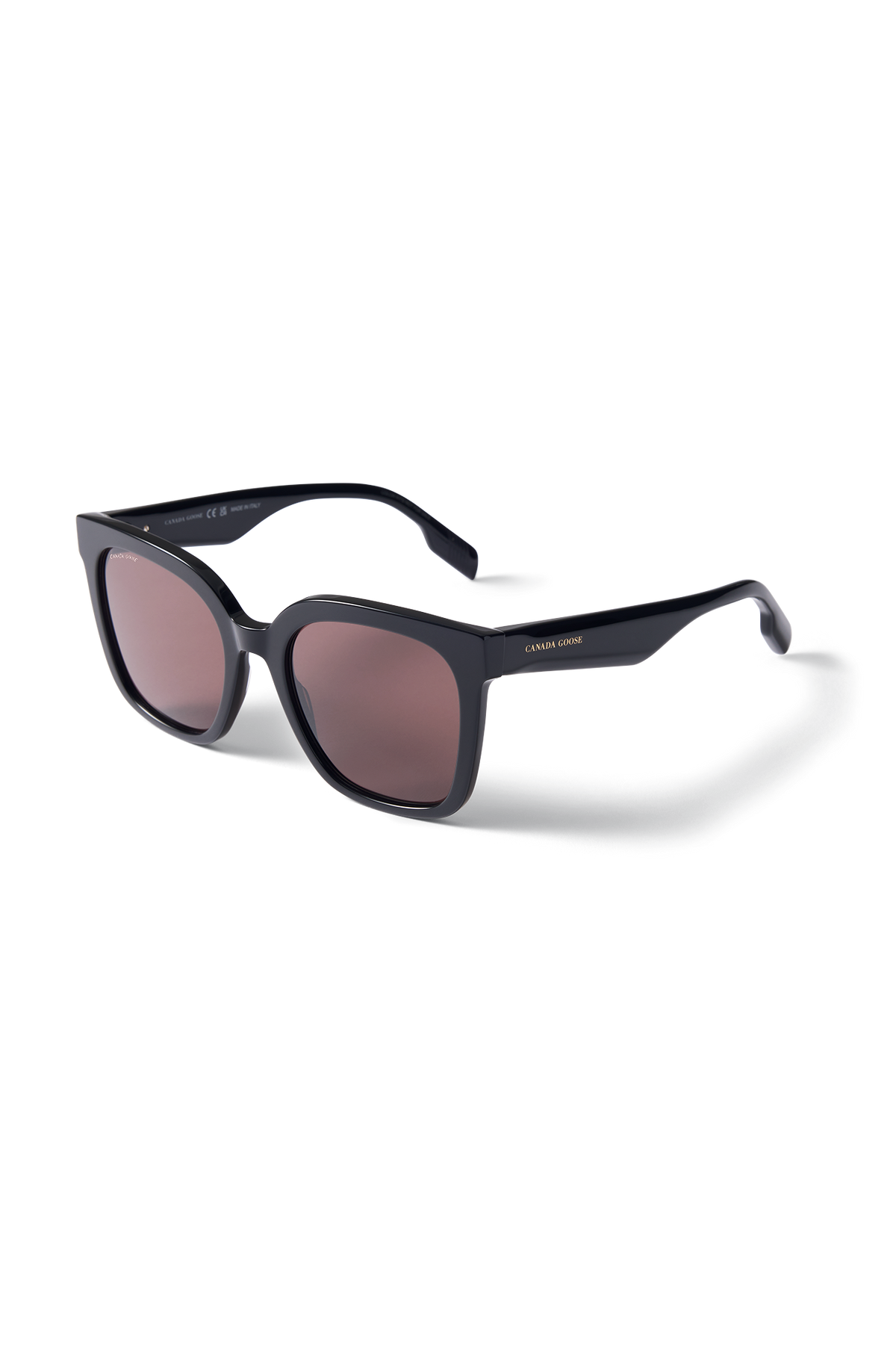 Yarra Sunglasses - Black/Solid Brown 8700 - off_side_01
