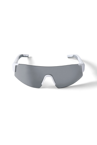 Fryatt Low Bridge Sunglasses - Matte White/Smoke 9884 - off_front_01