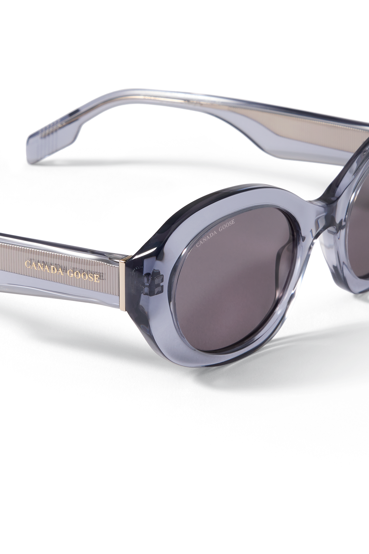 Petra Sunglasses - Transparent Grey/Solid Grey 9896 - off_side_02