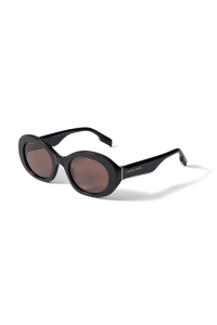 Petra Sunglasses - Black/Solid Brown 9997 - off_side_01
