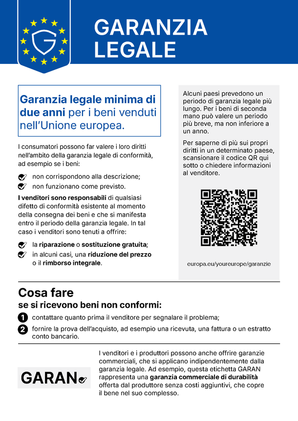 Diritti di garanzia legale